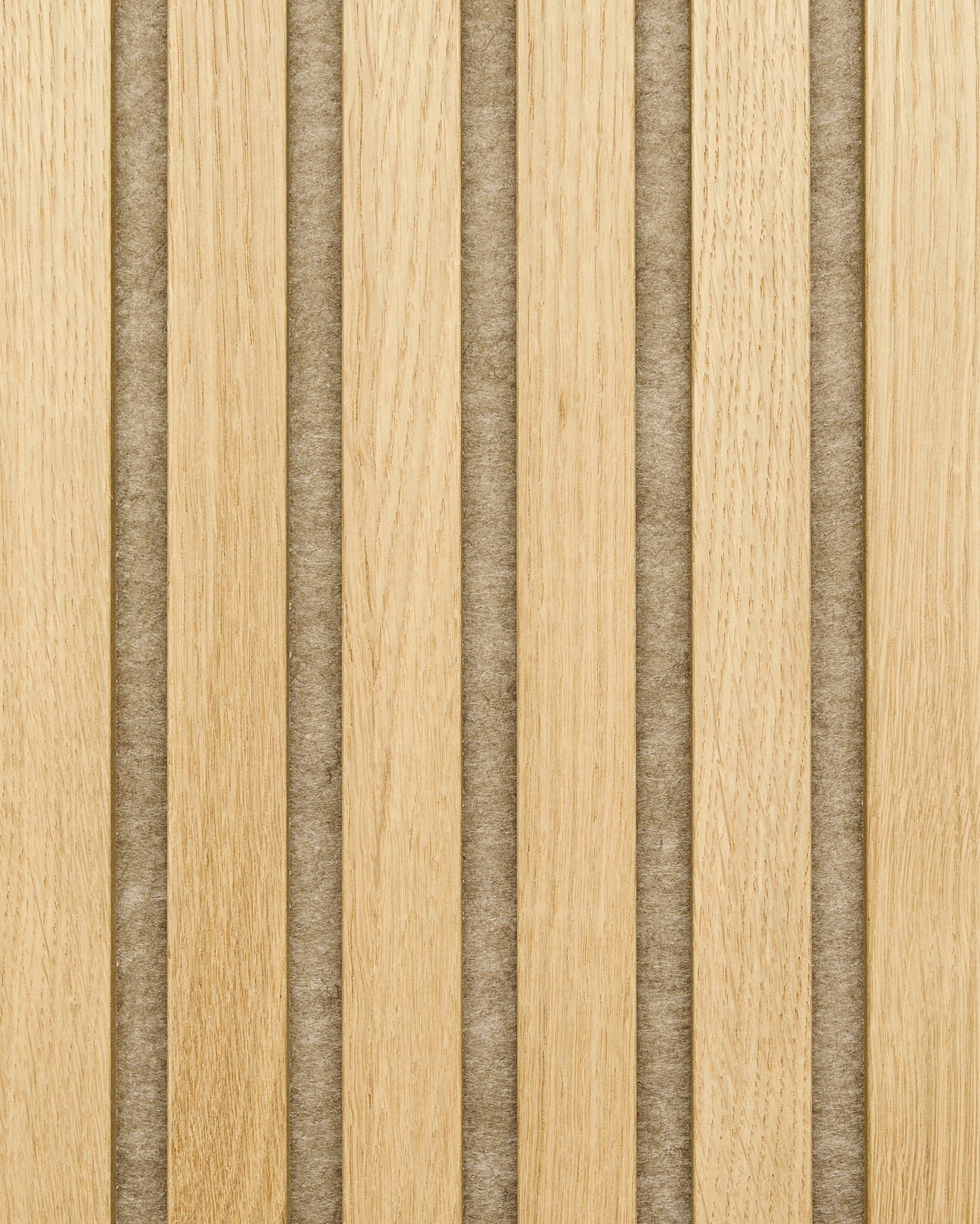 Akupanel | Akustikkpanel / Natural Wood, Classic Oak, Dark Beige Felt, 60 x 240 cm 