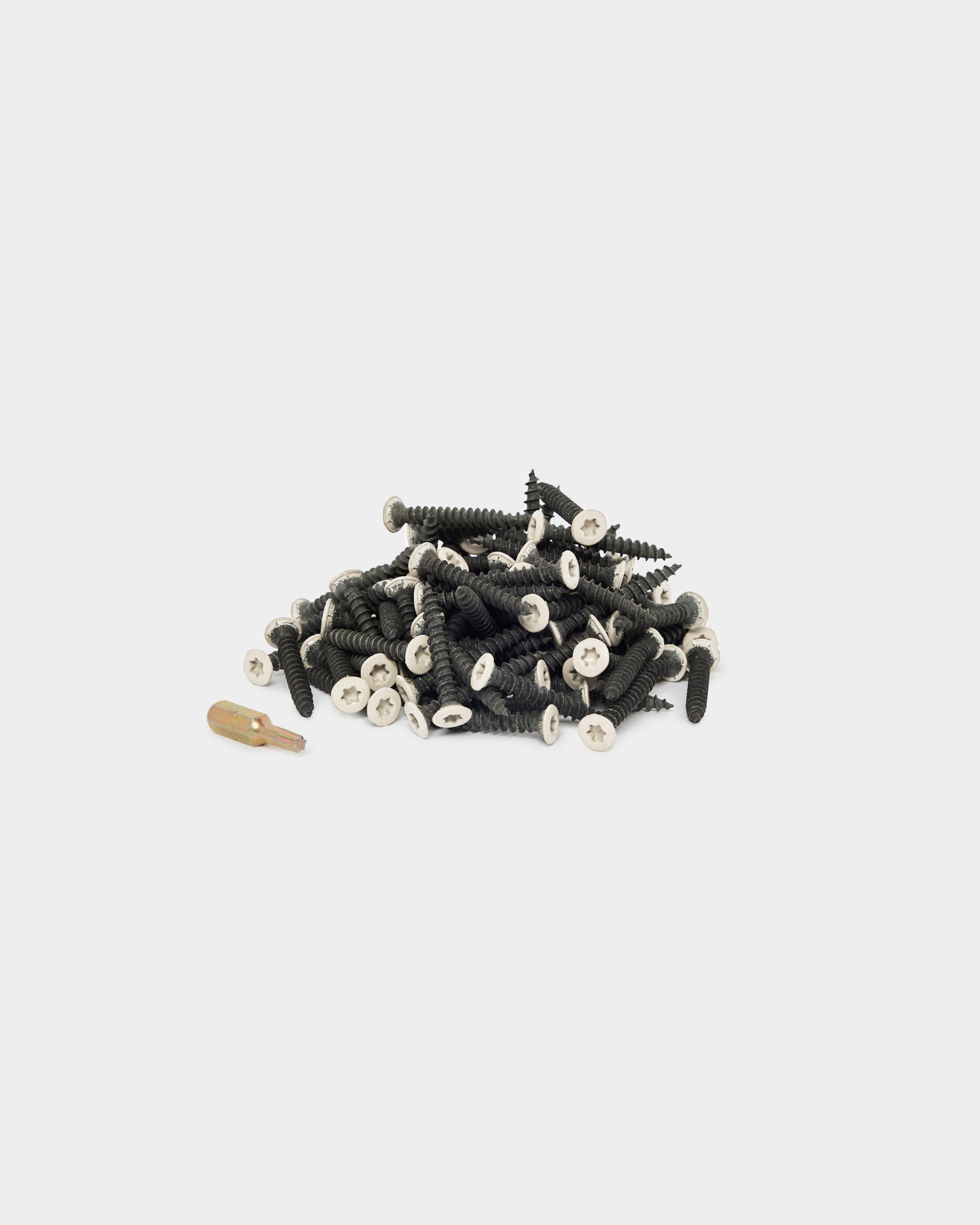 Monteringsprodukter / Skruer, 100 stk., lys beige 
