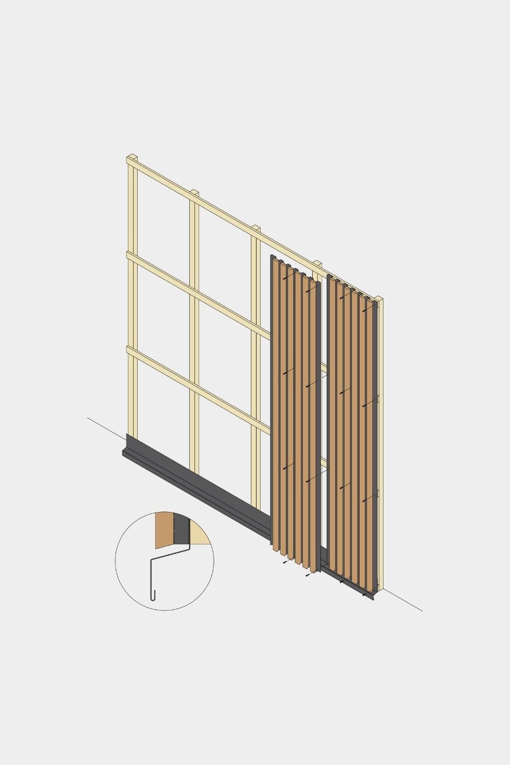 Monteringsprodukter | Aluwood / Bunn- & Skjøteprofil, L: 240 cm 