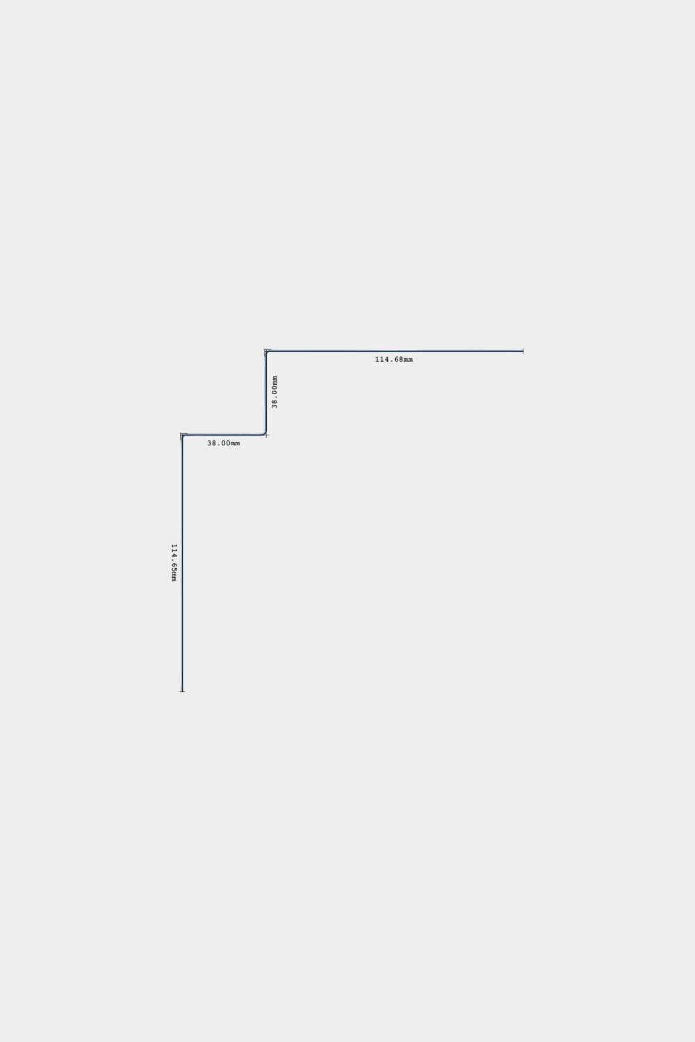 Monteringsprodukter | Aluwood / Innvendig Hjørne, 240 cm 