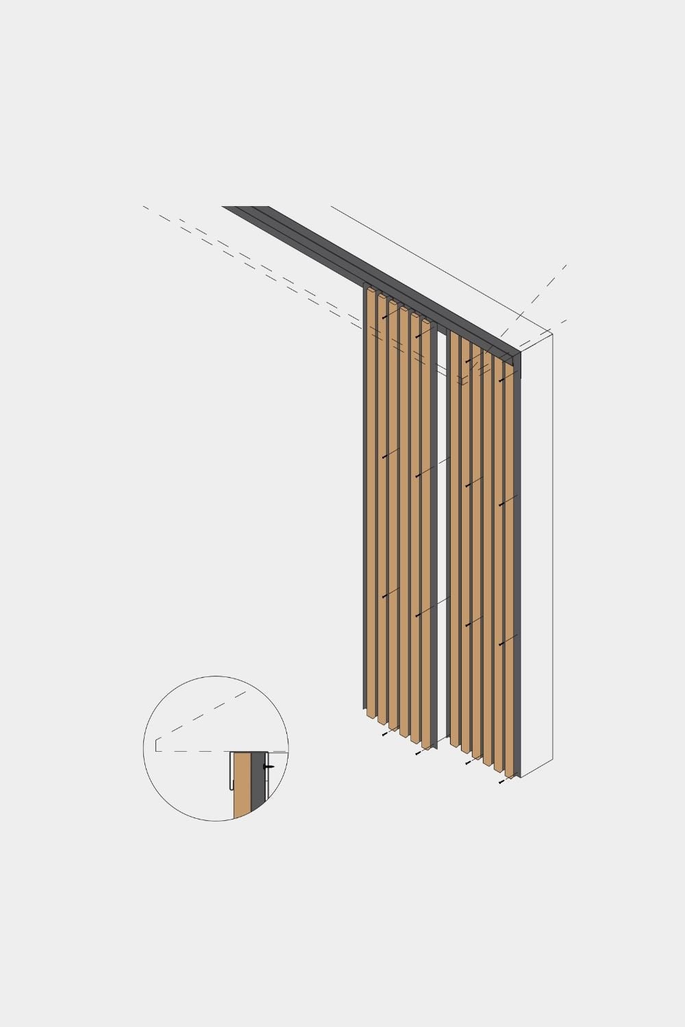 Monteringsprodukter | Aluwood / Toppavslutning – 240 cm 