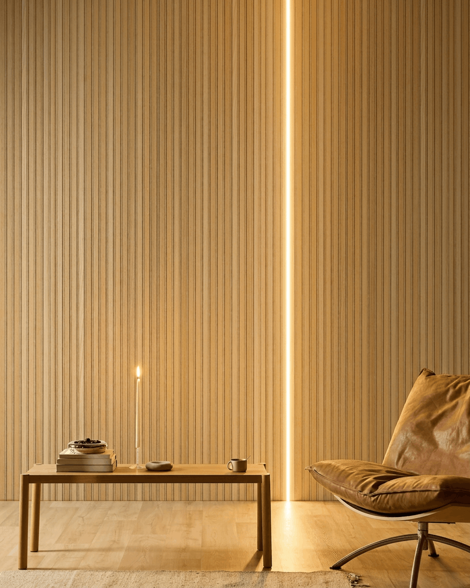 Lumi | LED-lyslist / Beige, 240 cm, (1 stk.) 