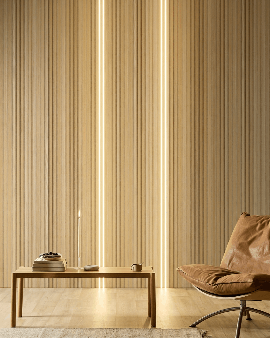 Lumi | LED-lyslist / Beige, 240 cm, (4 stk.) 