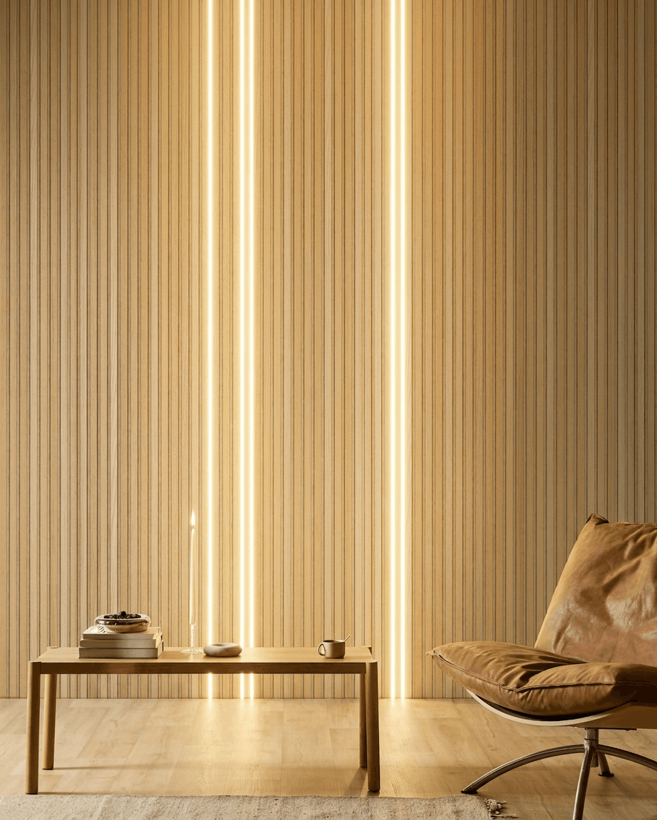 Lumi | LED-lyslist / Beige, 240 cm, (5 stk) 