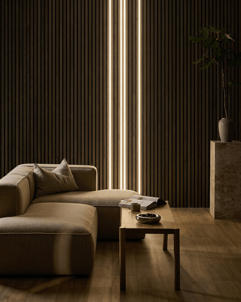 Lumi | LED-lyslist / Svart, – 240 cm (4 stk.) 