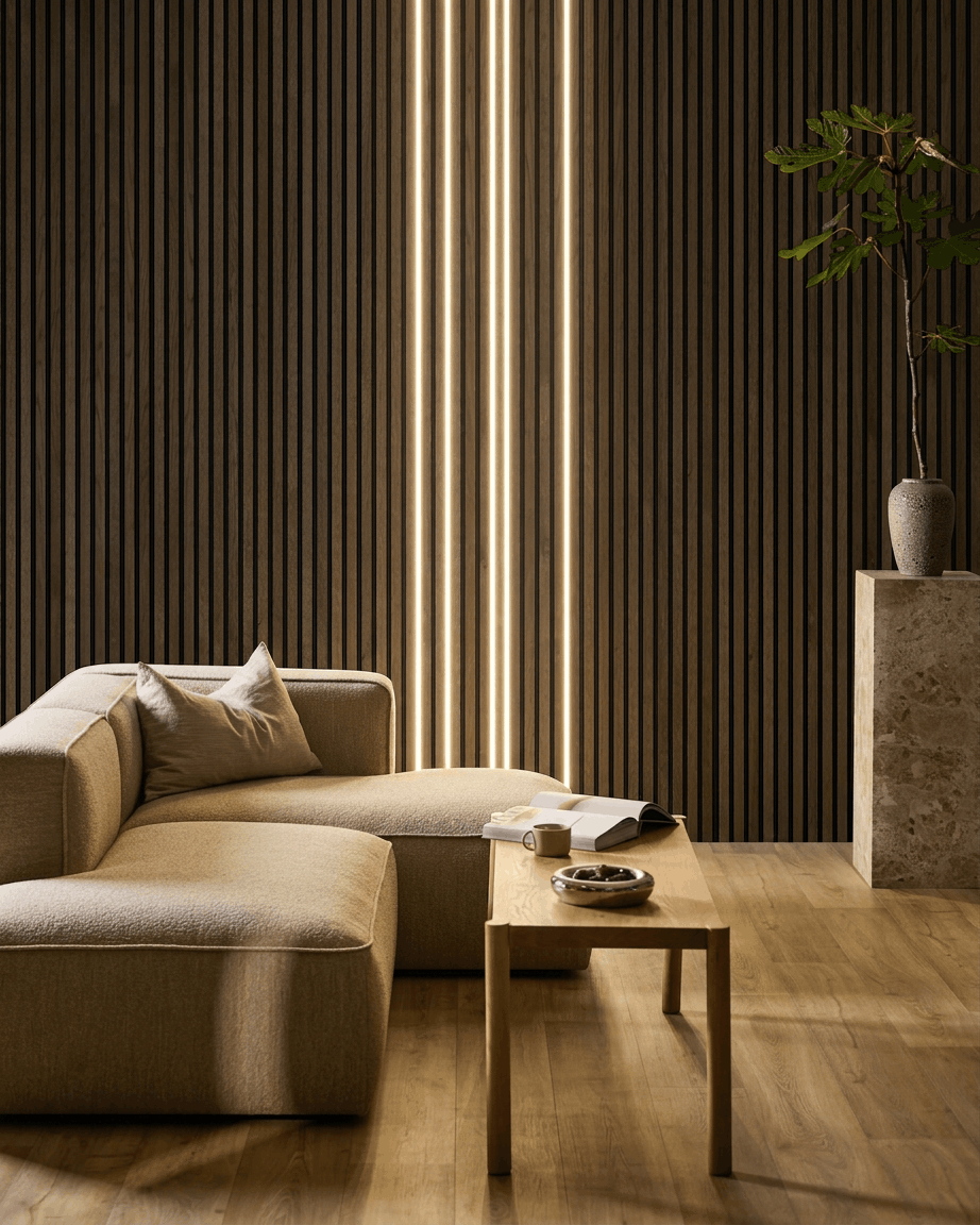 Lumi | LED-lyslist / Svart, 240 cm, (5 stk) 